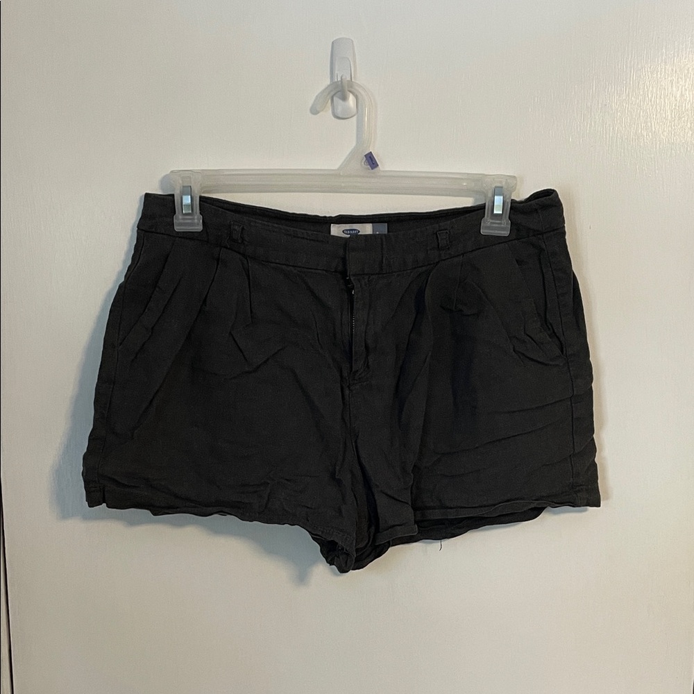 Old Navy Grey linen shorts women’s size 8